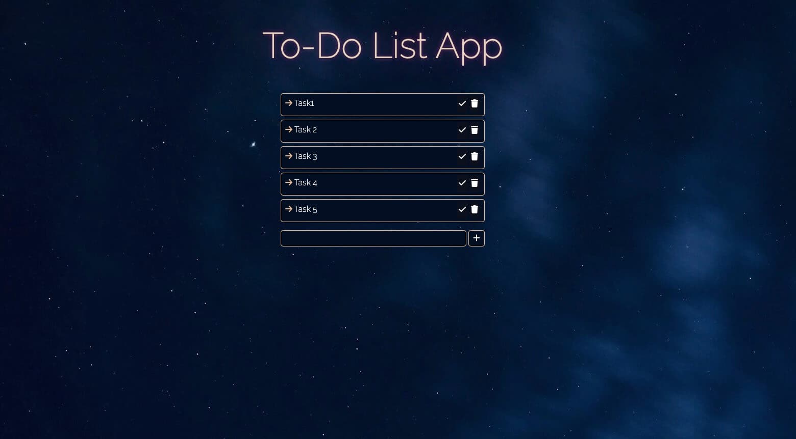 To-Do list app